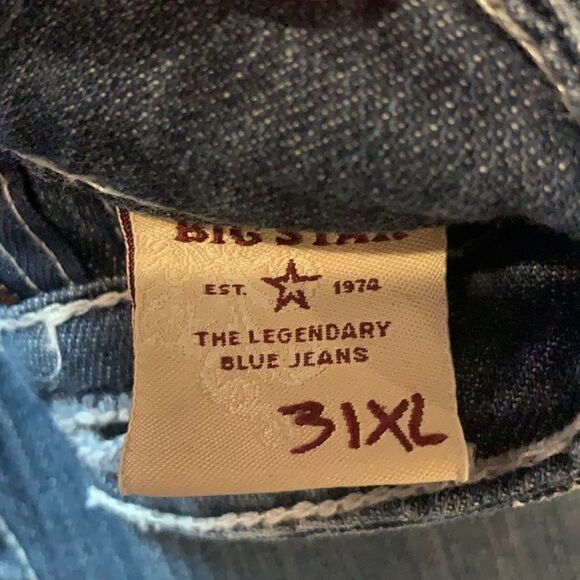 Big Star bootcut jeans 31 XL extra long - Picture 4 of 7